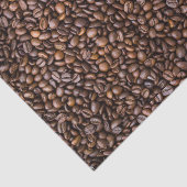 Koffiebonen! tissuepapier (Detail)