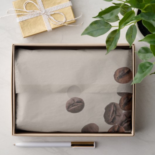 Koffiebonen Tissuepapier (Geschenk)