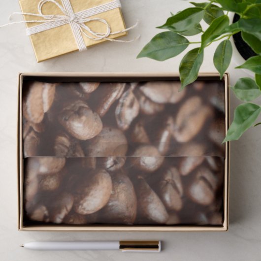 Koffiebonen Tissuepapier (Geschenk)