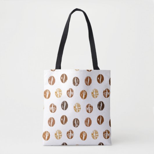 Koffiebonen Tote Bag (Voorkant)
