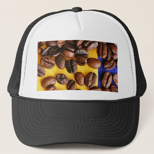 Koffiebonen Trucker Pet (Voorkant)