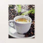 Koffiebonen V5 Jigzaag Puzzle Legpuzzel (Verticaal)