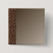 Koffiebonen Vierkante Button 5,1 Cm (Voorkant)