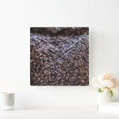 Koffiebonen Vierkante Klok (Huis)