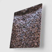 Koffiebonen Vierkante Klok (Hoek)