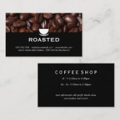Koffiebonen Visitekaartje (Voorkant / Achterkant)