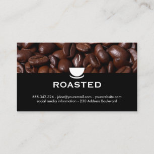 Koffiebonen Visitekaartje