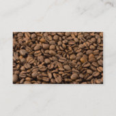 Koffiebonen Visitekaartje (Achterkant)