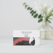 Koffiebonen Visitekaartje (Staand voorkant)