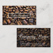 koffiebonen visitekaartje (Voorkant / Achterkant)