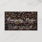 koffiebonen visitekaartje (Achterkant)