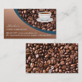 Koffiebonen Visitekaartje (Voorkant / Achterkant)