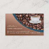 Koffiebonen Visitekaartje (Voorkant)
