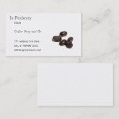 Koffiebonen Visitekaartje (Voorkant / Achterkant)