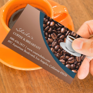 Koffiebonen Visitekaartje