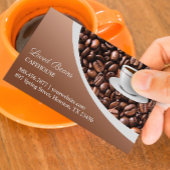 Koffiebonen Visitekaartje