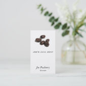 Koffiebonen Visitekaartje (Staand voorkant)