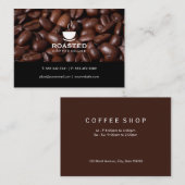 Koffiebonen Visitekaartje (Voorkant / Achterkant)