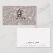 Koffiebonen Visitekaartje (Voorkant / Achterkant)