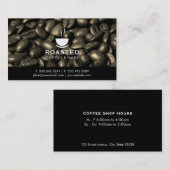 Koffiebonen Visitekaartje (Voorkant / Achterkant)
