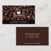 Koffiebonen Visitekaartje (Voorkant / Achterkant)