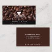 Koffiebonen Visitekaartje (Voorkant / Achterkant)
