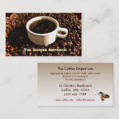 Koffiebonen Visitekaartje (Voorkant / Achterkant)