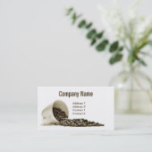 Koffiebonen Visitekaartjes (Staand voorkant)