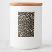 Koffiebonen Voedselcontainer Etiket (Voorkant)