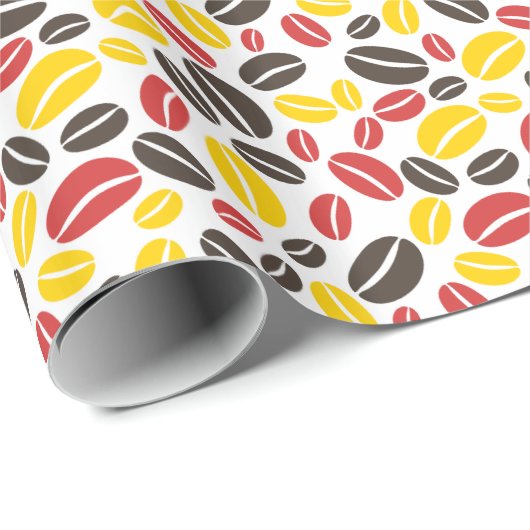 Koffiebonen voor een kopje java cadeaupapier (Rol Hoek)