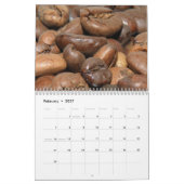 Koffiebonen wandkalender kalender (Feb 2027)