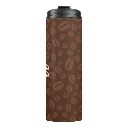 Koffiebonen Warme en Koude Thermische Tumbler Thermosbeker (Voorkant)