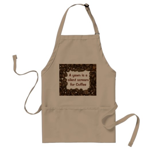 Koffiebonenapron Standaard Schort (Voorkant)