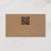 Koffiebonenbrouwerij Barista Visitekaartje (Achterkant)