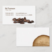 Koffiebonenhandelaar Visitekaartje (Voorkant / Achterkant)