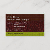 Koffiebonenkaart Klantenkaartje (Achterkant)