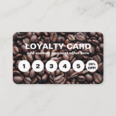 Koffiebonenkaart Klantenkaartje (Voorkant)