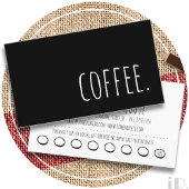 koffiebonenkaart klantenkaartje