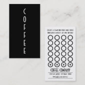 koffiebonenkaart kortingskaartje (Voorkant / Achterkant)