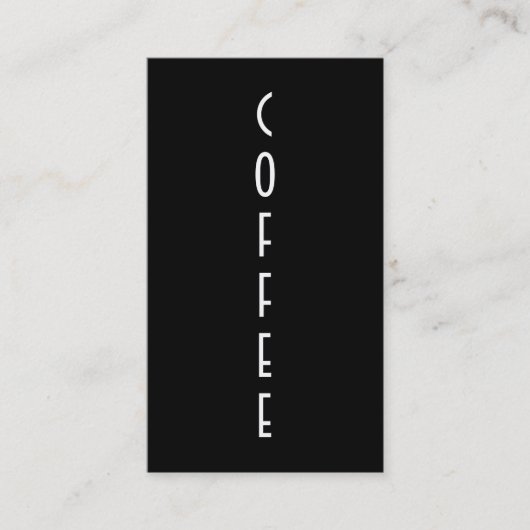 koffiebonenkaart kortingskaartje (Voorkant)