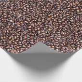 Koffiebonenpakpapier Cadeaupapier (Hoek)