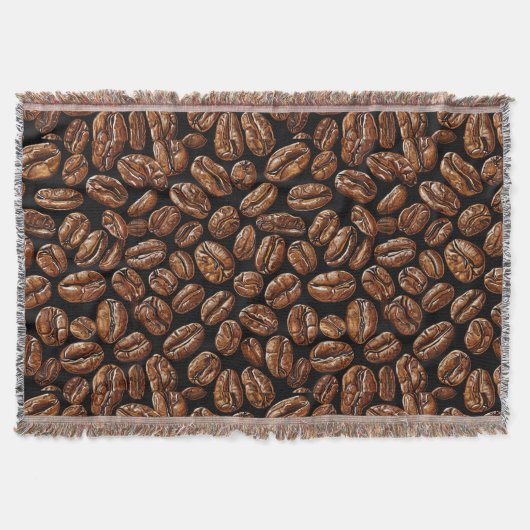 Koffiebonenpatroon Deken (Voorkant)