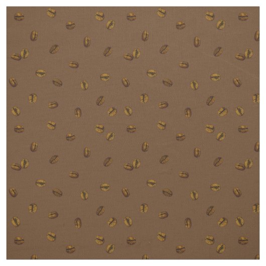 koffiebonenpatroon stof (Swatch)