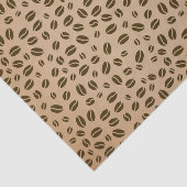 Koffiebonenpatroon Tissuepapier (Detail)