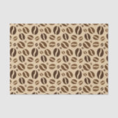 Koffiebonenpatroon Tissuepapier (Voorkant)