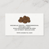koffiebonenstapel | Koffie Logo Visitekaartje (Achterkant)