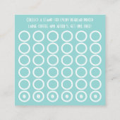 koffiebonenstempel klantenkaartje (Achterkant)