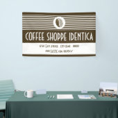 koffiebonenwinkelbanner spandoek (Beurs)