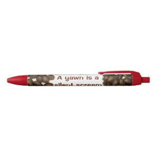 Koffiebonpen Zwarte Inkt Pen