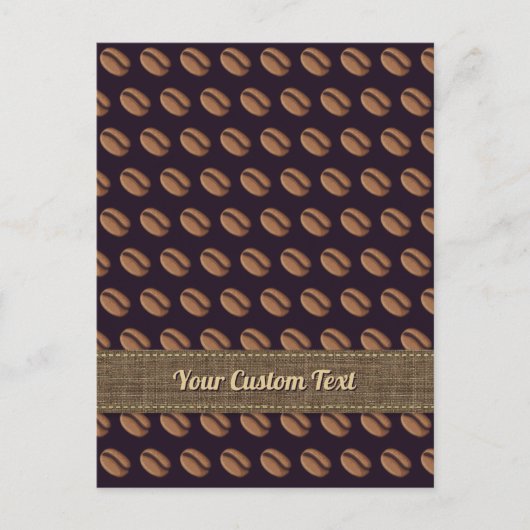 Koffiebonpictogram Briefkaart (Voorkant)